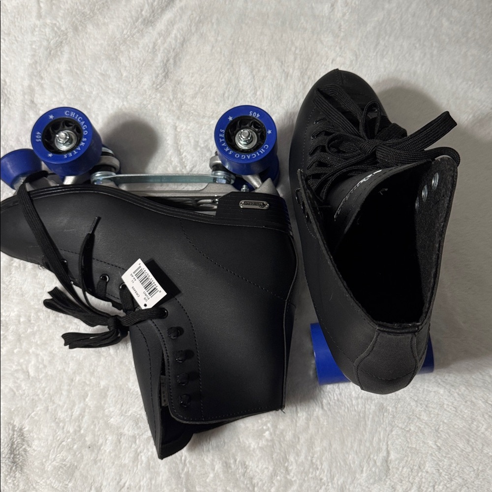 Men's Black and Blue Roller Skates - Picture 6 of 16